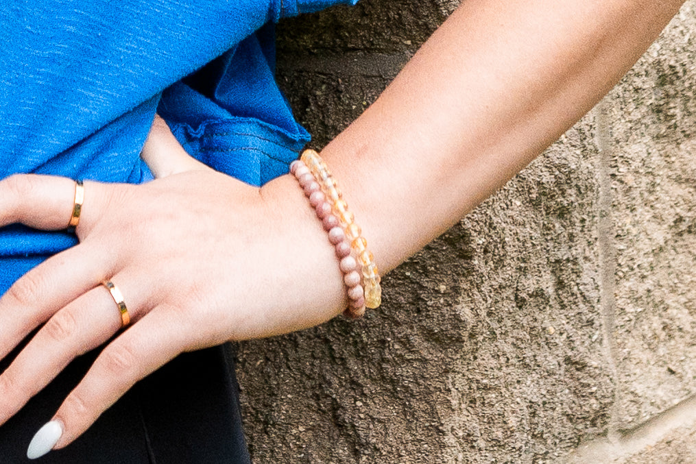 Mixed Gemstone Beaded Bracelet