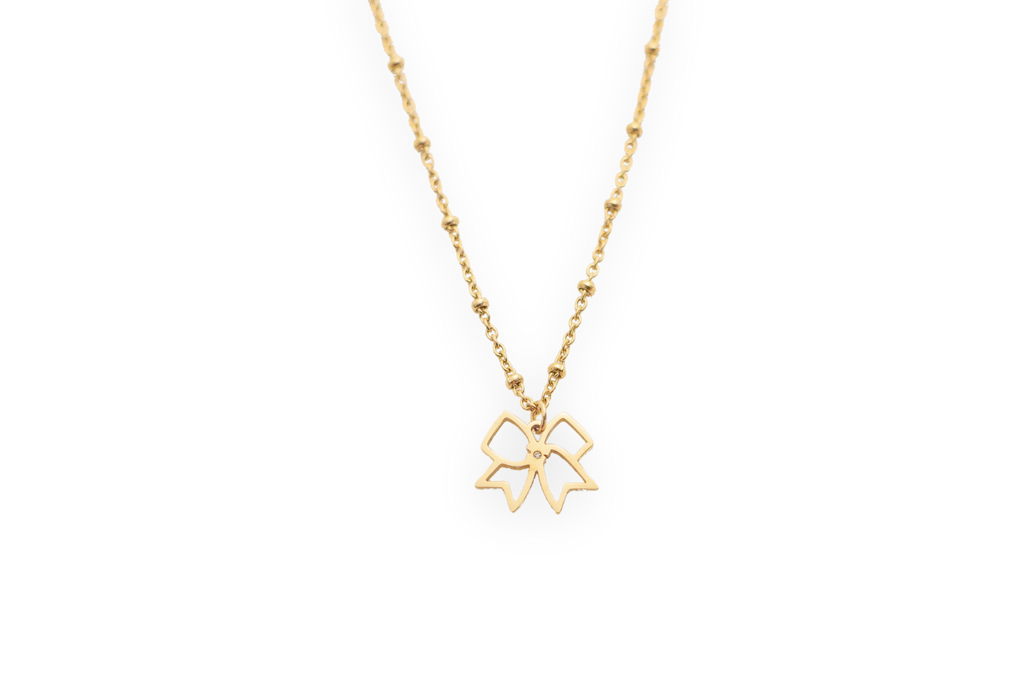 Bow Pendant Necklace