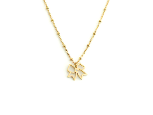 Bow Pendant Necklace