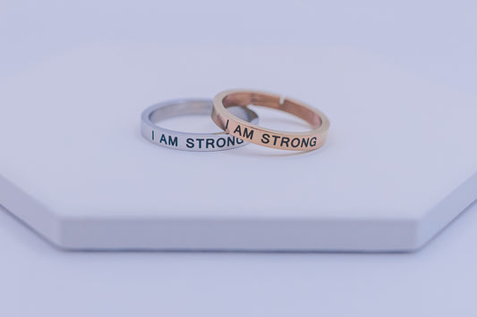 I Am Strong Ring