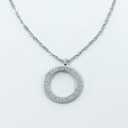 My Heart Beats in 8 Counts Necklace