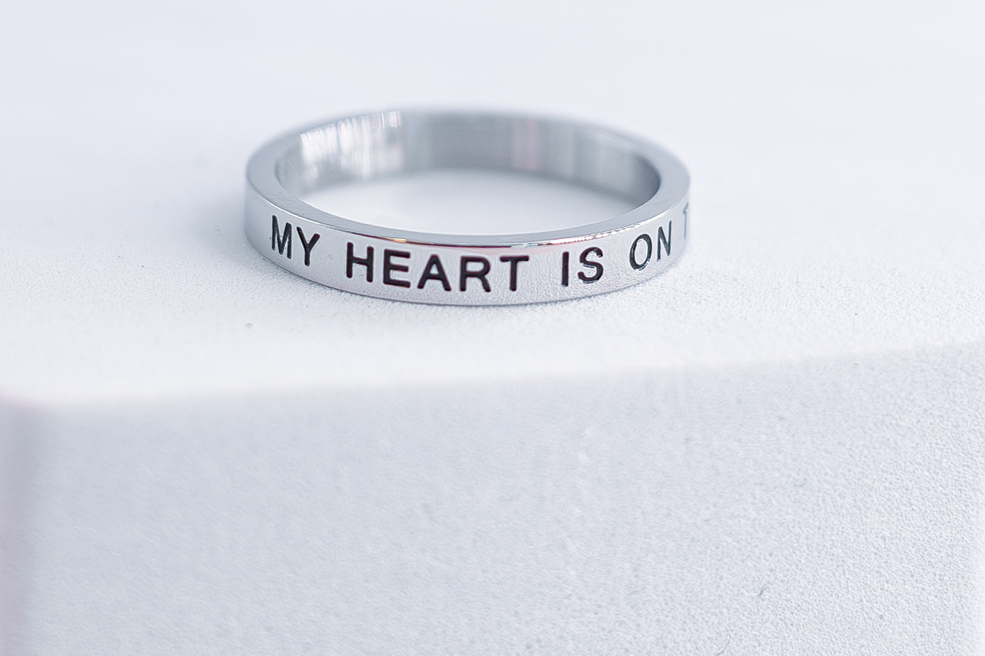 My Heart is on the Mat Ring