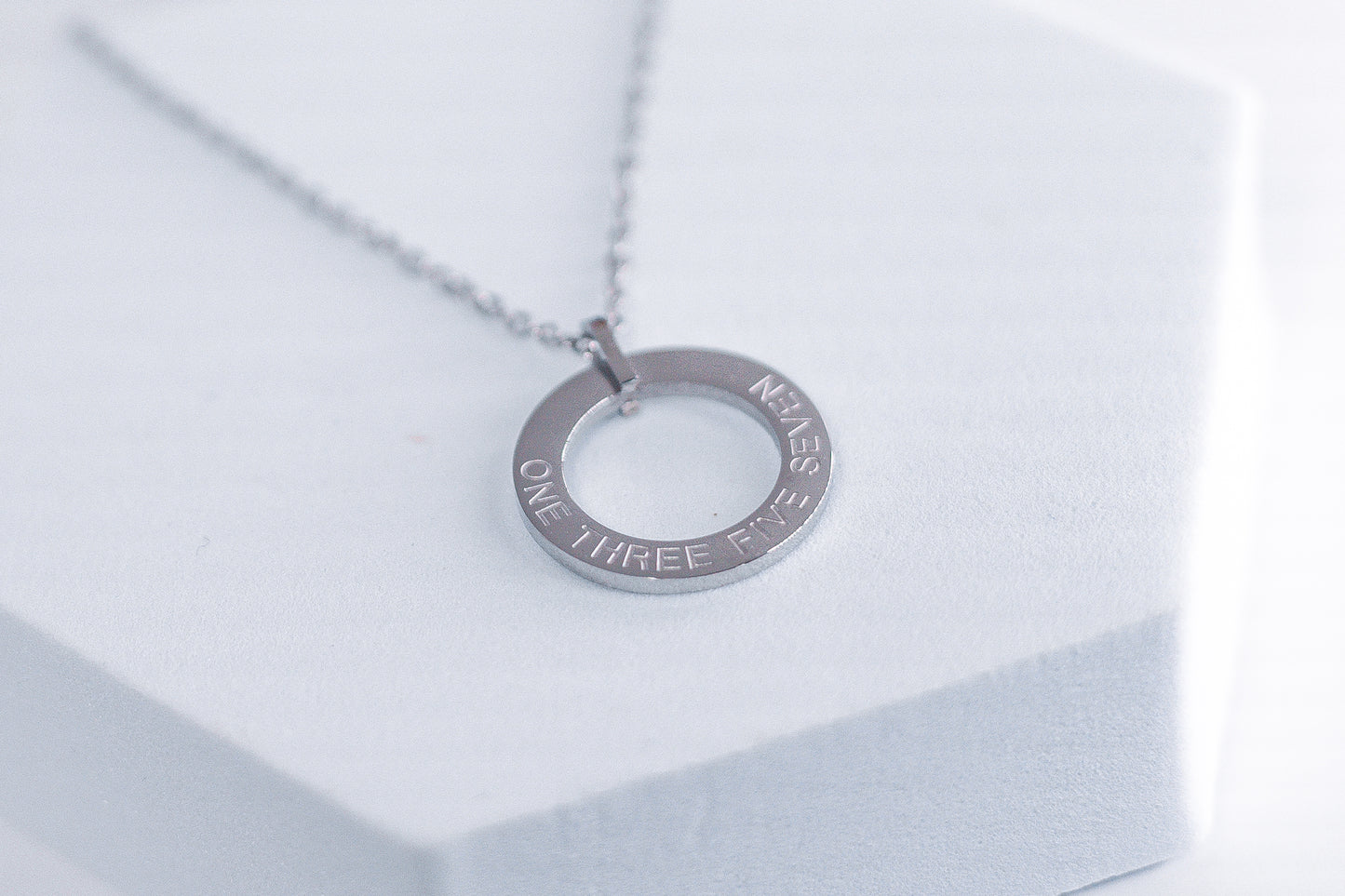 ONE THREE FIVE SEVEN™ Circle Necklace