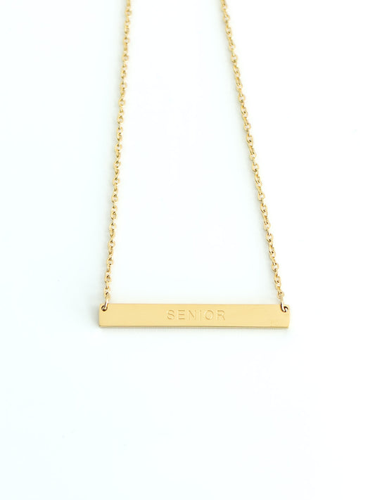 SENIOR Bar Necklace