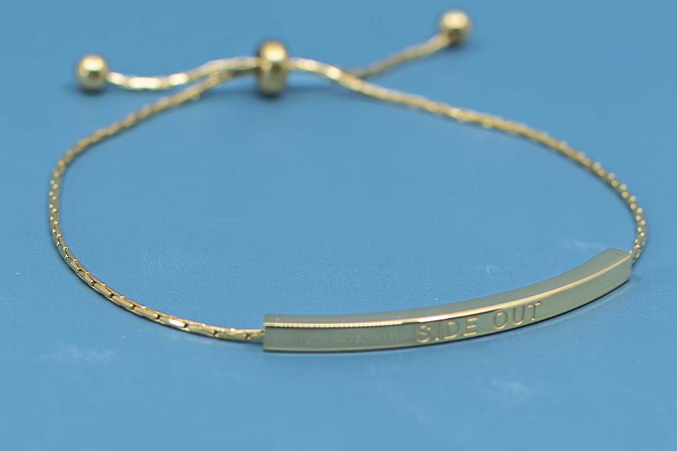 Side Out Adjustable Bar Bracelet