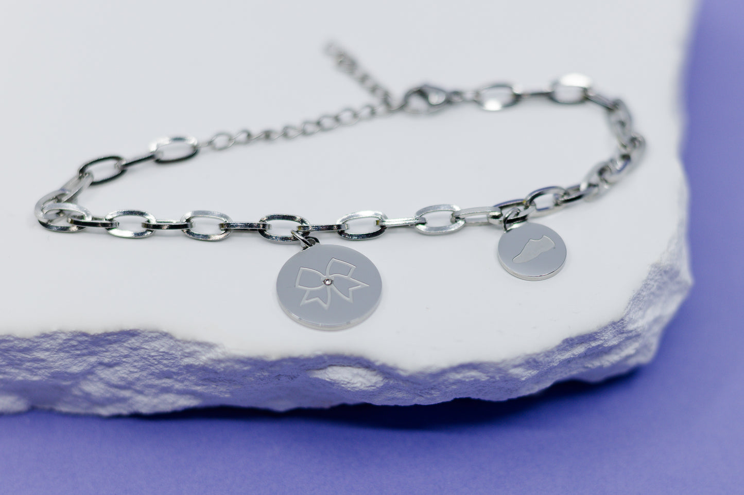 Bow 2 Toe Charm Bracelet