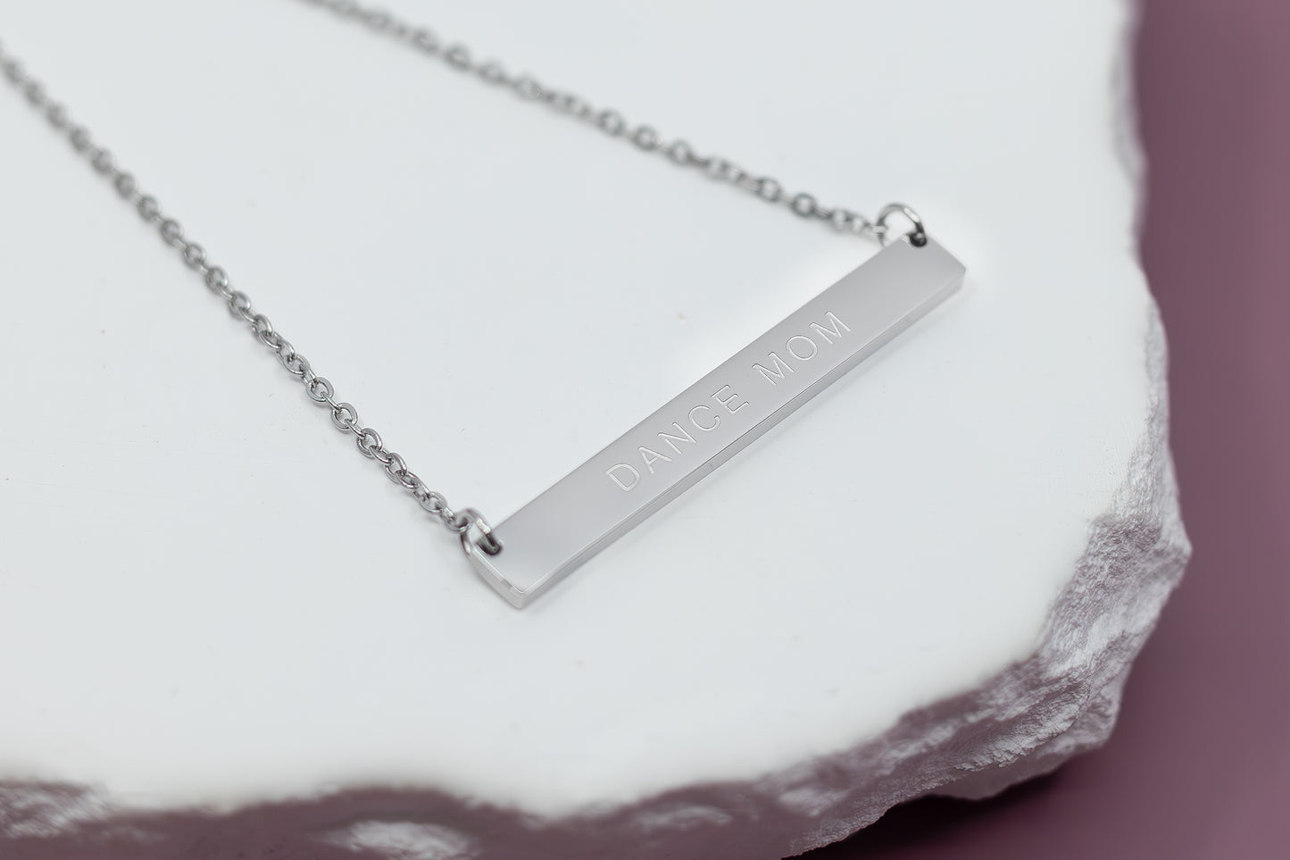 Dance Mom Bar Necklace