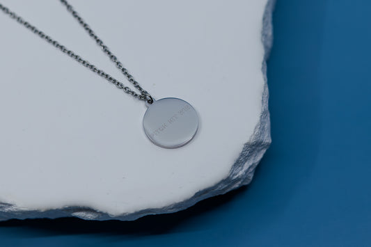 Pitch Hit Win Circle Pendant Necklace