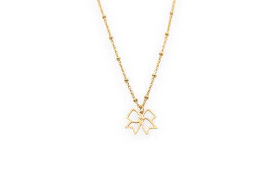 Bow Pendant Necklace