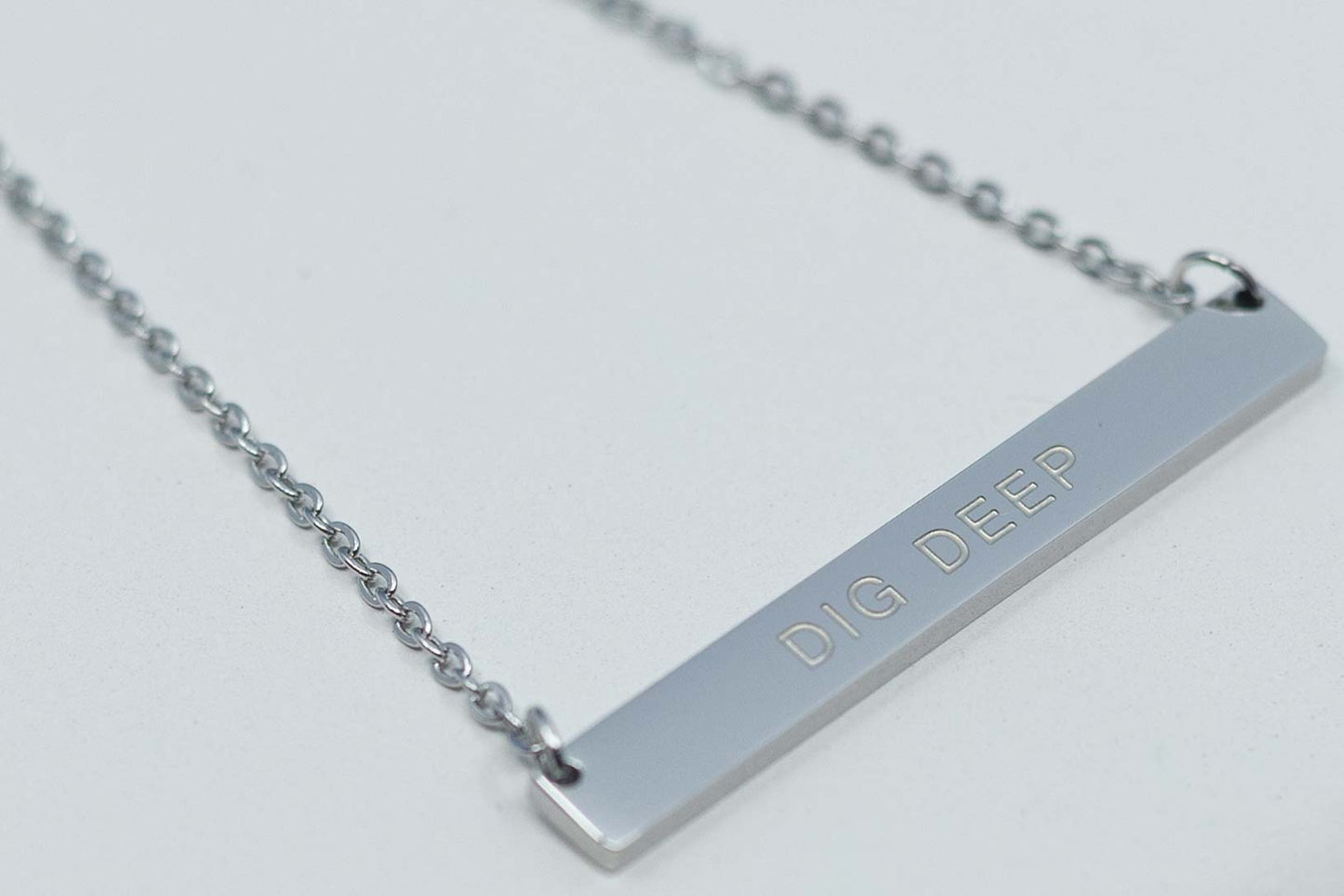 Dig Deep Spike Hard Two-Sided Necklace