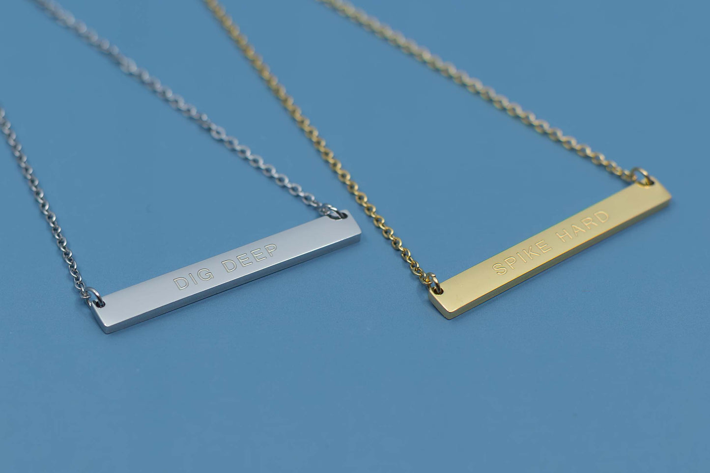 Dig Deep Spike Hard Two-Sided Necklace