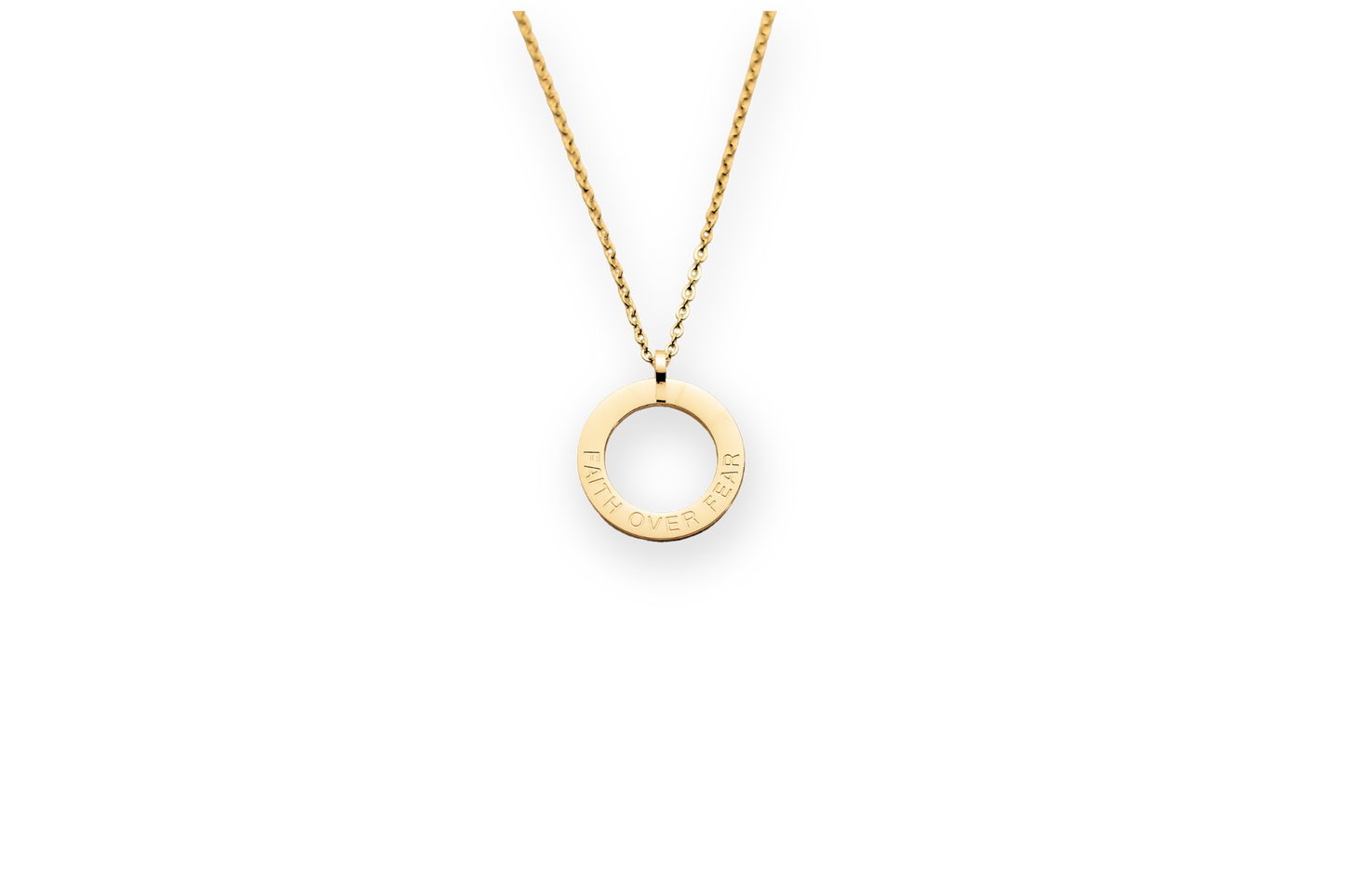 Faith Over Fear Necklace