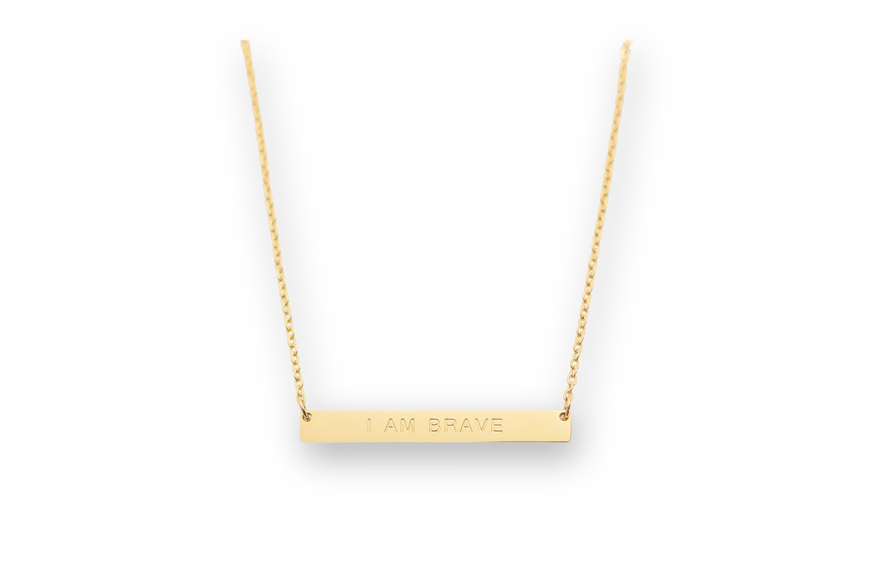 I Am Brave Necklace