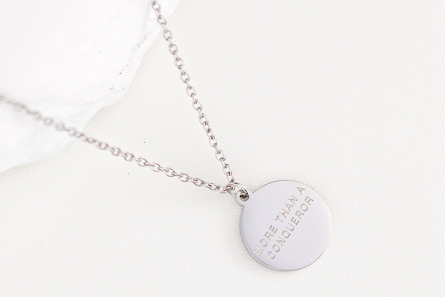 More Than a Conqueror Necklace