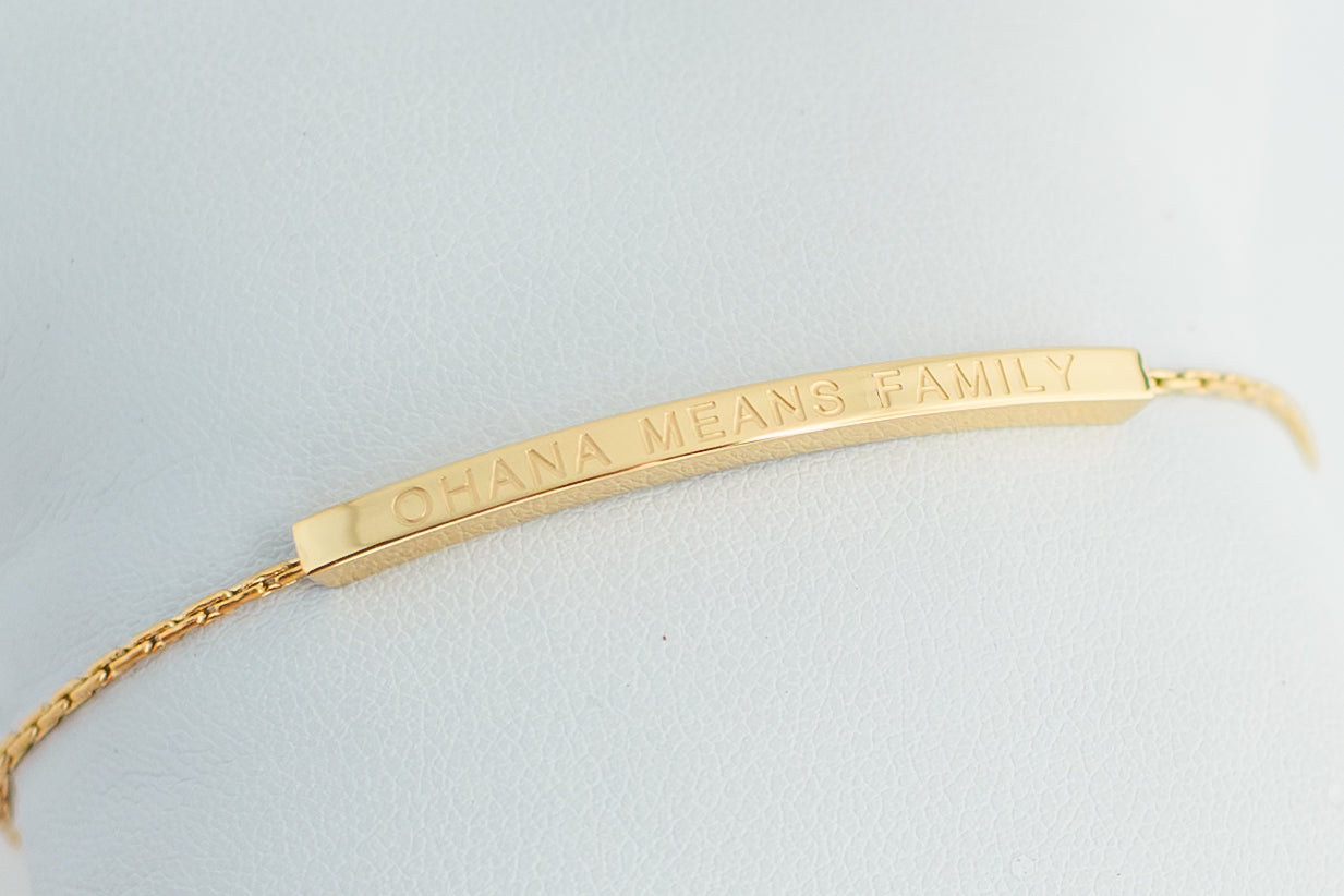 Ohana Means Family Bracelet